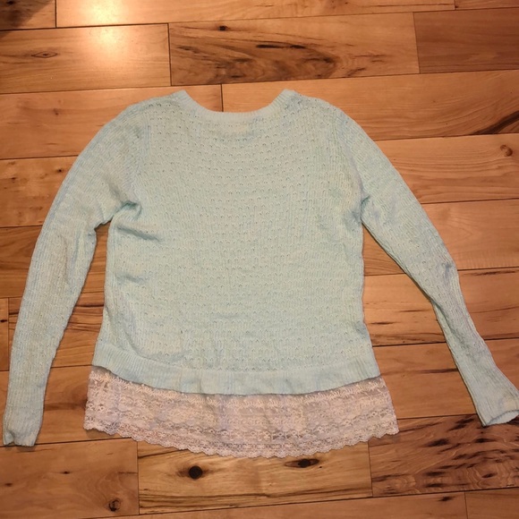 Mint Green Hollister Sweater - Picture 2 of 2